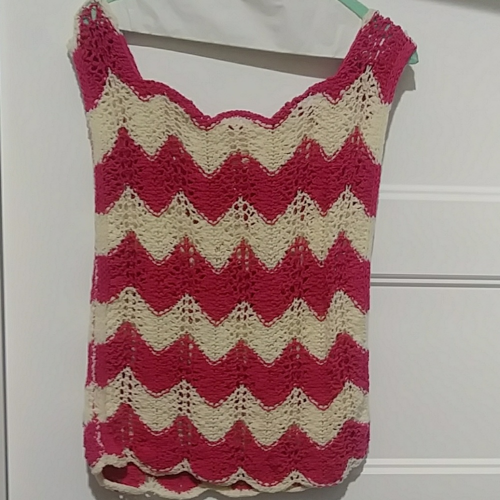 Hand crochet women's top